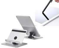 Stand Metalico para Celular y Tablet, tamaño 11.9 x 10 x 4.5 cmts