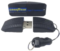Memoria USB en PVC 2D diseño Llanta