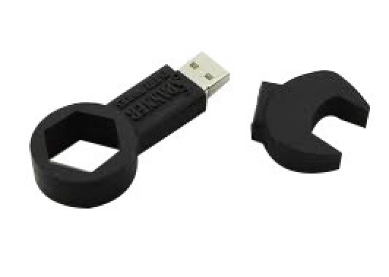 Memoria USB en PVC 2D diseño Llave Inglesa