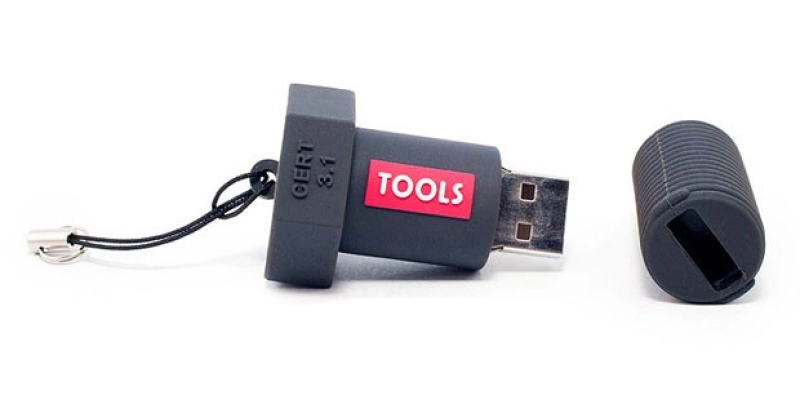 Memoria USB en PVC 3D diseño Tornillo