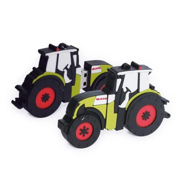 Memoria USB en PVC 2D diseño Tractor