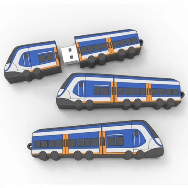 Memoria USB en PVC 2D diseño Tren