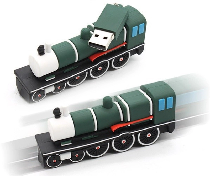 Memoria USB en PVC 3D diseño Locomotora
