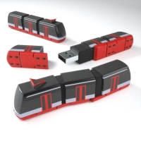 Memoria USB en PVC 3D diseño Tren