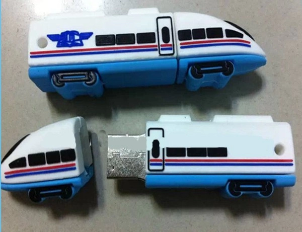 Memoria USB en PVC 3D diseño Tren