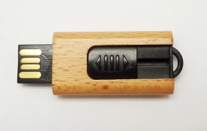 Memoria USB en madera