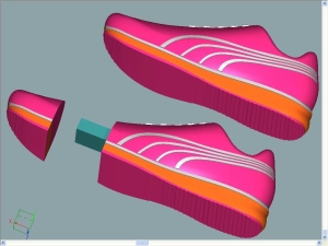Memoria USB en PVC 3D diseño Zapato