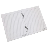 Cuaderno Argollado Pasta Dura, tamaño Carta, de 21 x 27 cmts