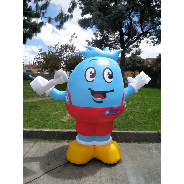 Dummy Inflable Estatico Gota de Agua