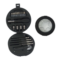 Herramientero Wheel, en forma de llanta, 13.5 x 13.5 x 6 cmts