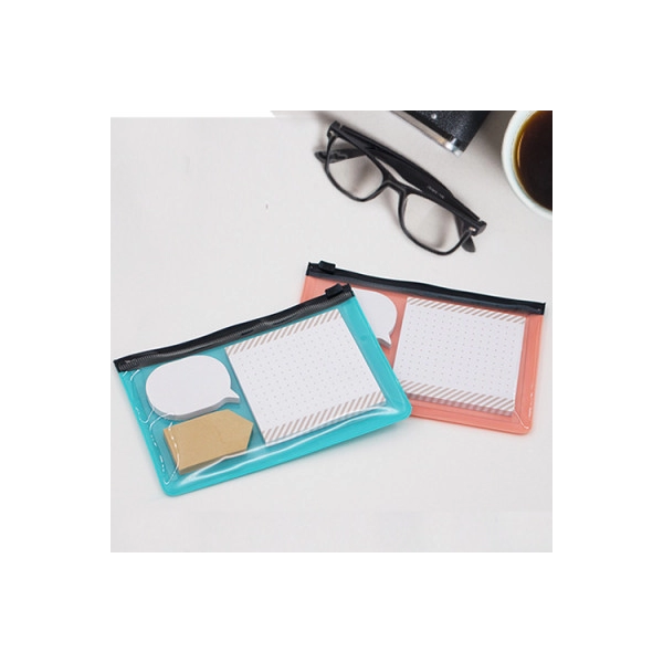 Set Post It Signal, en Cartuchera, de 15 x 10 cmts,