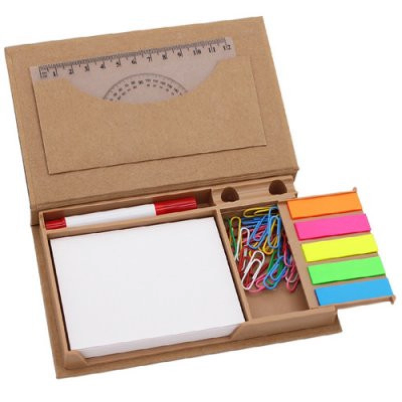 Set Post It Forest, en carton, de 16.7 x 10.1 x 2.2 cmts
