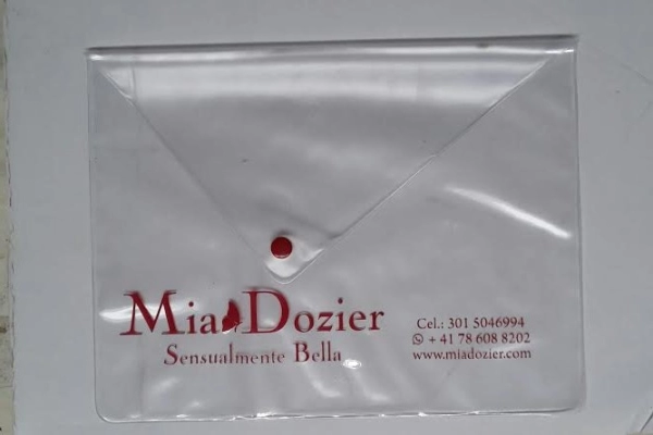 Estuche Electrosellado, con broche plastico