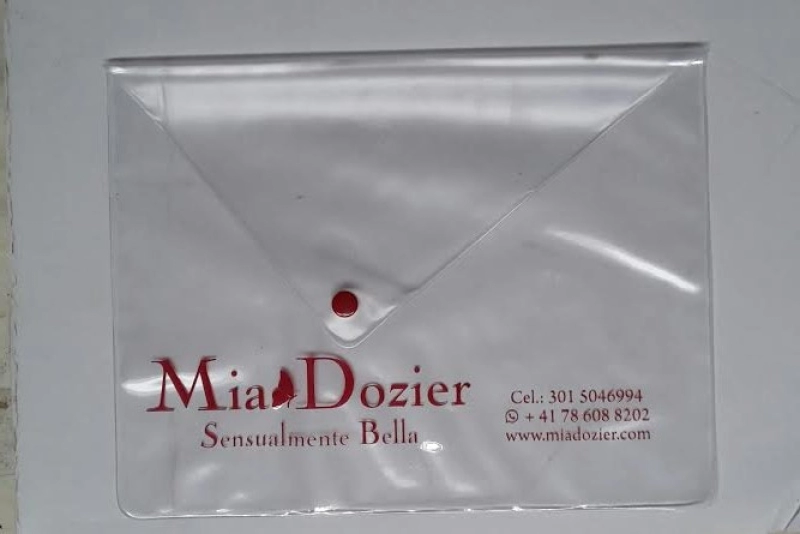 Estuche Electrosellado, con broche plastico