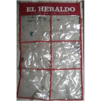 Exhibidor de Periódicos de 6 puestos, elaborado en Vinilo.