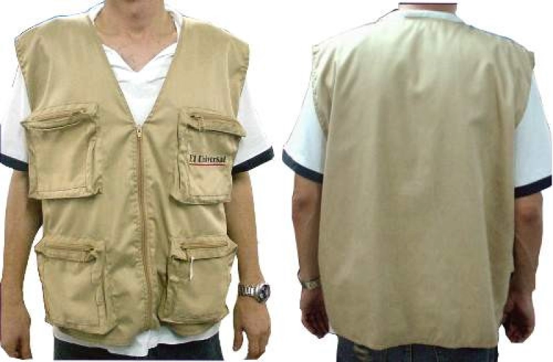 Chaleco Galaxy, para Periodista, con 4 bolsillos