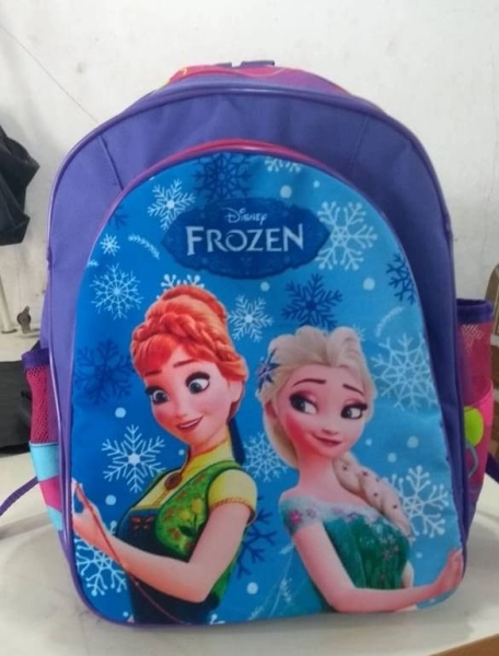 Morral Escolar Frozen, 40 x 30 x 13 cmts