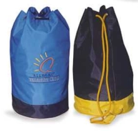 Tula Syracuse, bicolor, en lona, 43 x 25 cmts