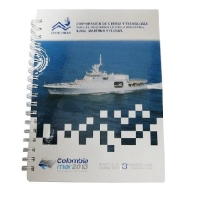 Cuaderno argollado Pasta Dura de 20 x 25 cmts