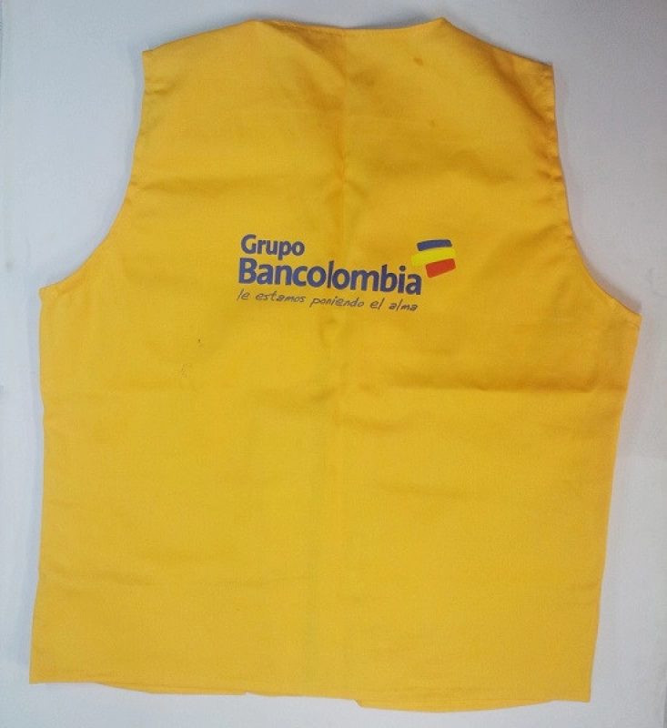 Chaleco en Drill, con 2 bolsillos, sin forro interno