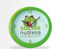 Reloj de Pared Redondo, de 25 cmts de diametro