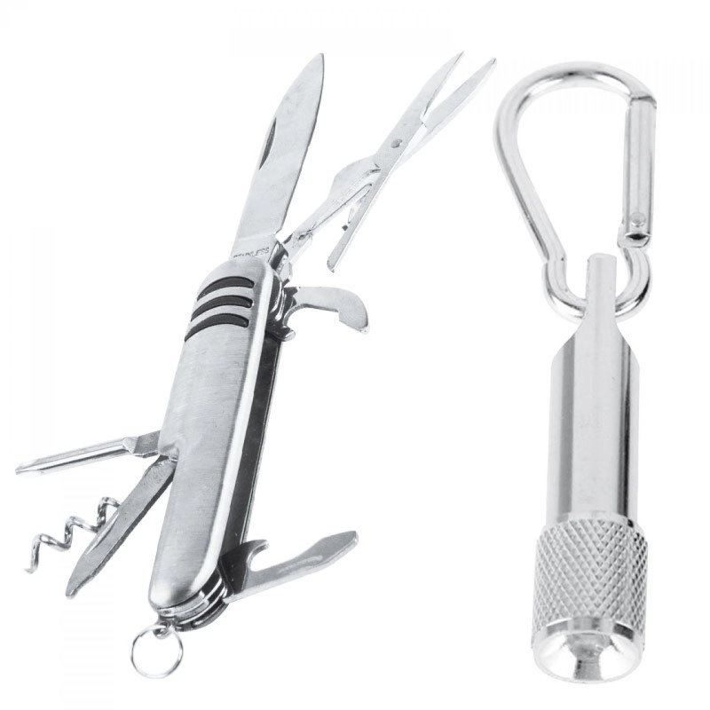 Set Ejecutivo Explorer, linterna LED y Navaja