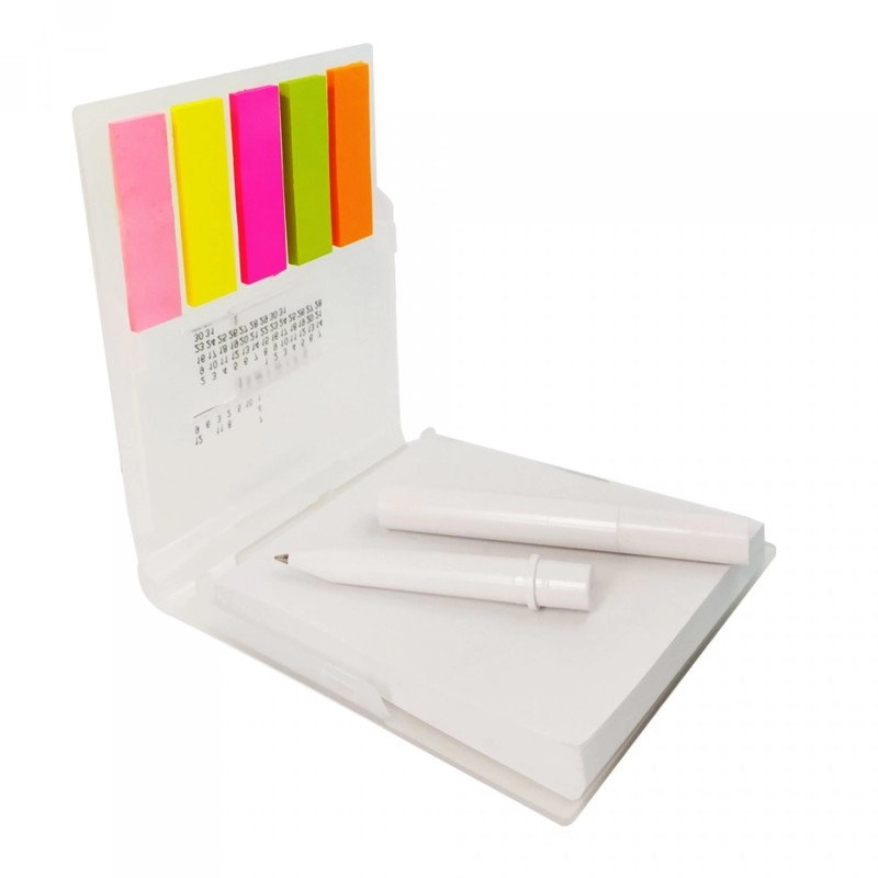 Set Post It Notelas, 9.2 x 11.3 x 1.4 cmts