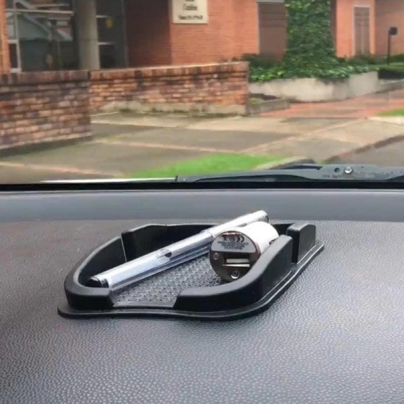 Sujetador Meteoro, para automóvil, con adhesivo, 9.7 x 15 x 1.5 cmts